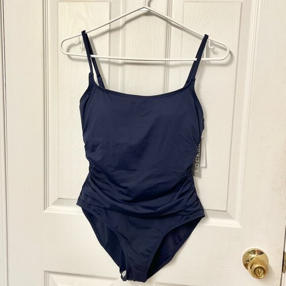 Sz 10 Anne Cole Women's Shirred Swimsuit - Picture 3 of 10